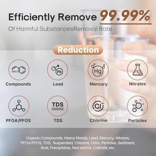 ICEPURE Reverse Osmosis System Countertop Water Filter, 4-Stage RO Countertop Water Filter System, 5:1 Pure-to-Drain Ratio, Instant Hot Water, Zero Installation for PFAS/PFOS Removal - Image 3