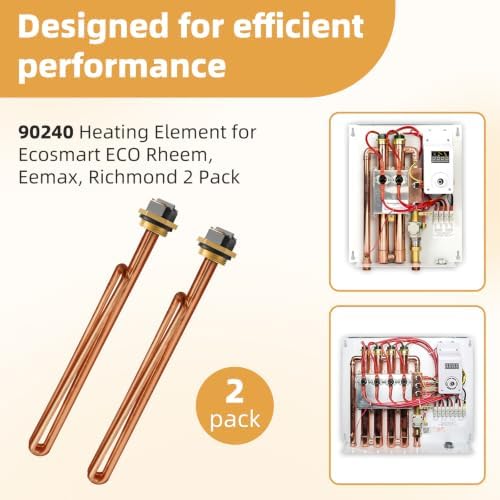 90240 Water Heating Element Fit for Ecosmart ECO,Rheem, Eemax, Richmond - Image 2