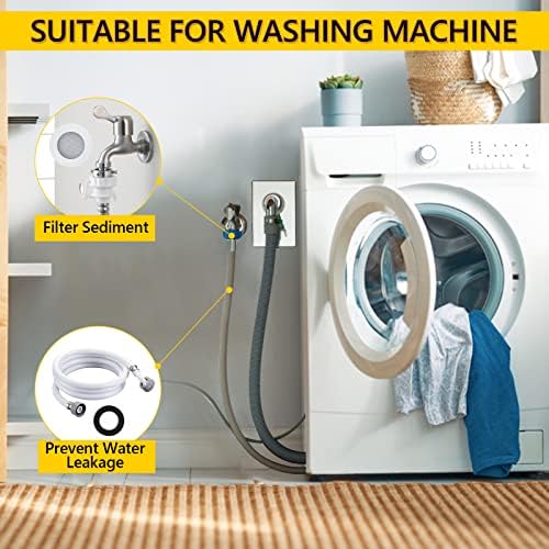 135 PCS Rubber & Silicone Hose Washers Kit, 16 Sizes with Screen Filter - Image 5