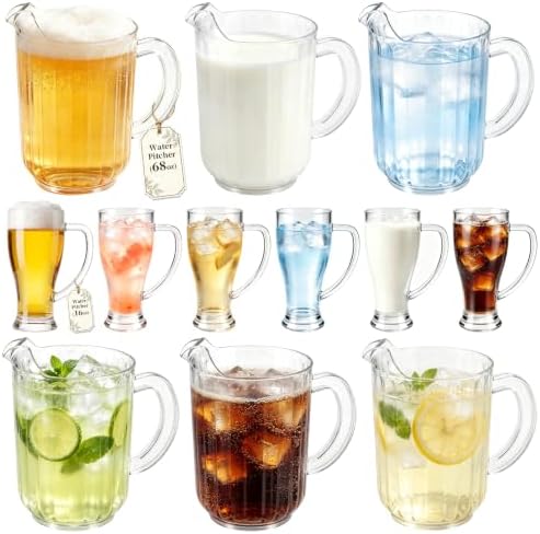 Plastic Beer Pitcher with Handle for Water Tea by VAKUKK