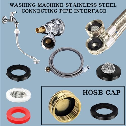 ZDBB 165 PCS Plumbing Hose Rubber Washers Assortment Set with Screen Filter and Silicone Washer Kit,for Shower Head Gasket Garden Hose Washing Machine Inlet Supply Lines Faucet Gaskets Replacement - Image 5