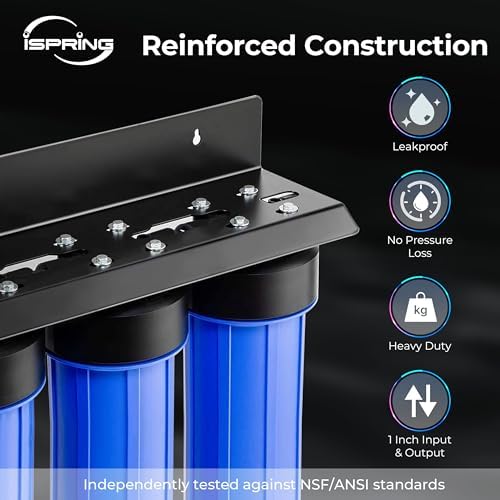 iSpring Iron, Manganese, H2S Whole House Water Filter System - Image 2