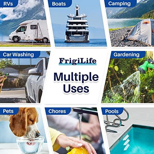 RV Water Filter, NSF/ANSI 42 Certified, Reduces Chlorine, Heavy Metals & Bad Odor, with Hose Protector, Provides Clean Water for RVs, Garden Hose, Water Filling and Car Washing, 2 Pack - Image 6