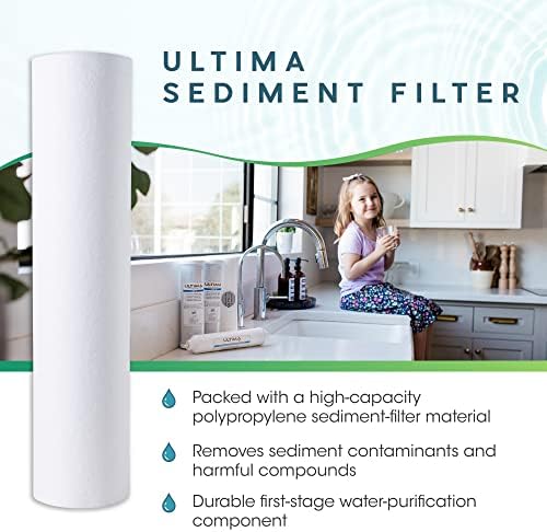 Ultima 7/VII 5 Stage RO System Double Capacity Pre-Filter Set, Stages 1-3, 12 Month Reverse Osmosis Universal Fit Filters - Image 3