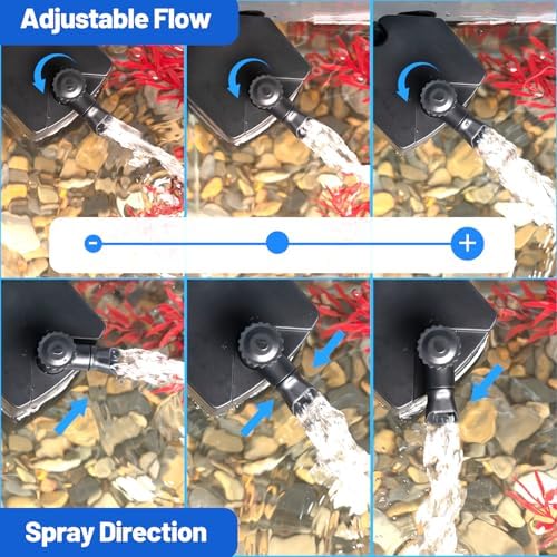 Yaubay Aquarium Filter for Up to 20 Gallons, Corner Fish Tank Filters - Image 6