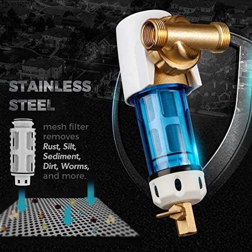 iSpring FWSP100GR Spin Down Filter Replacement Cartridge, 100 Micron - Image 2