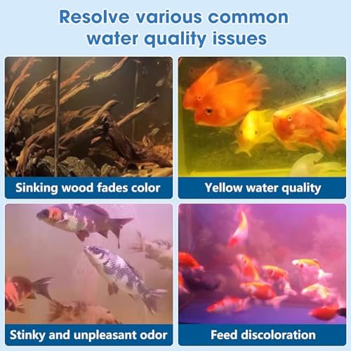 Jorewood Aquarium Filter Resin for Water Purification, 3 Bags x 200ml, Tannin Remover, Odor Eliminator for Crystal Clear Water - Image 7