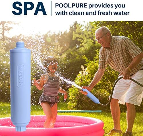 POOLPURE Garden Hose End Pre Filter for Pool, Hot Tub, Spa, Greatly Reduces Chlorine, Heavy Metals, Odor, Fits Any Standard 3/4" Garden Hose Thread, Up to 8,000 Gallons, 1PACK (Pack of 2) - Image 4