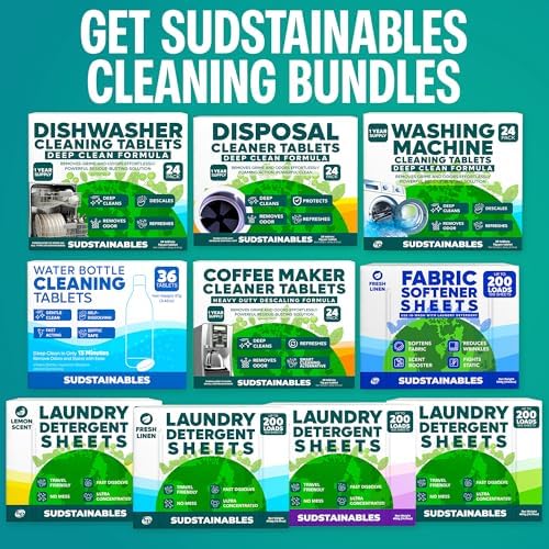 Sudstainables Dishwasher Cleaner Tablets, 24 Count - Image 5