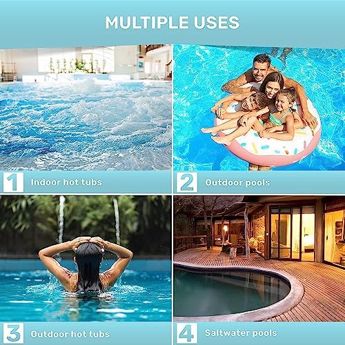 JNW Direct Hot Tub Test Strips for Spas - 6 in 1 Water Test [100 Pack] - Image 3