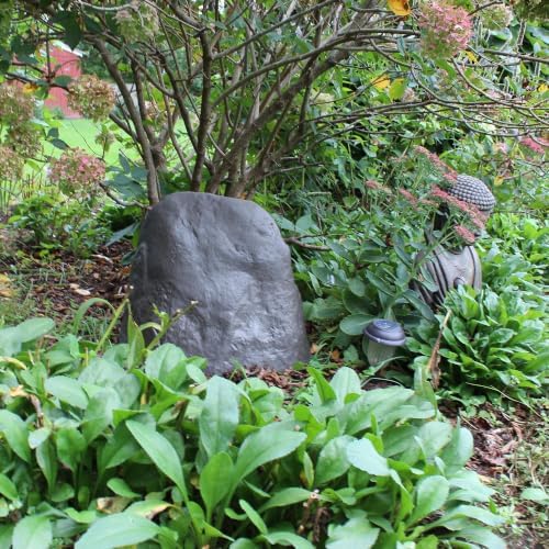EMSCO Landscape Rock Cover, Bronze, Medium, Lightweight Fake Rock for Concealing Septic Risers & Irrigation Equipment - Image 5