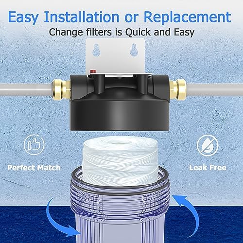 20 Micron Whole House Water Filter Cartridge, 10" x 2.5", 6-Pack - Image 5