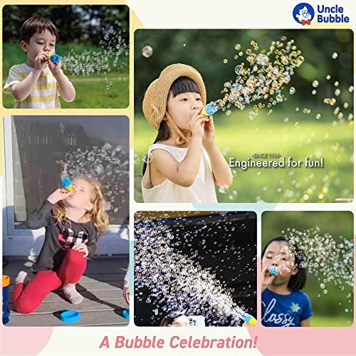Uncle Bubble Eco Mini Bubble Blower, Plastic-Reduction for Kids - Image 3