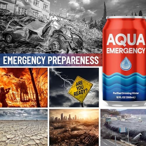 Aqua Emergency Water for Drinking, 50-Year Shelf-Life Emergency Preparedness Survival Water Supply 12oz (24 Pack) - Image 4