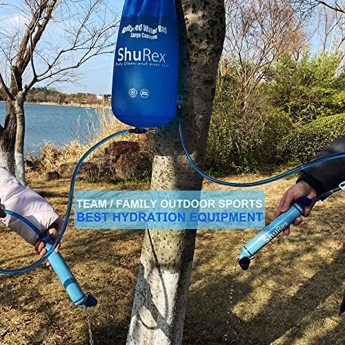 12L/3-Gal Gravity-Fed Water Bag with 2 Outlet Pipes - Image 6
