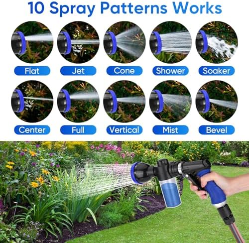 Pet Bathing Sprayer Kit,10 Spray Patterns, Adjustable Hose Wash Sprayer - Image 3