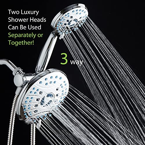 AquaCare 50-mode High Pressure 7 inch Shower Head Combo w/Dual Power Wash - Image 2