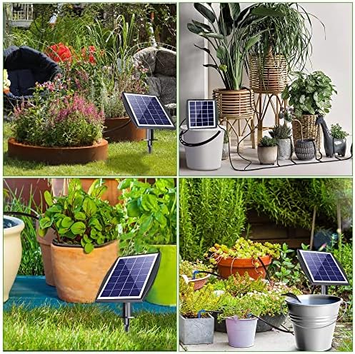 Solar Drip Irrigation Kit Accessories, 49FT Tubing, 15 Drippers - Image 4