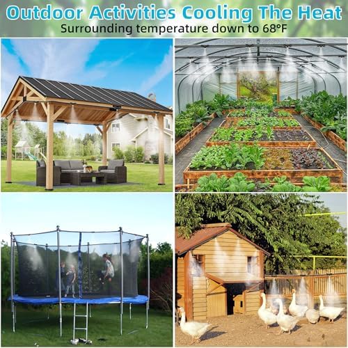 50FT Misters for Outside Patio Outdoor Misting System - Image 2