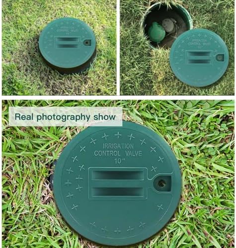 2 Pcs 10 inch Valve Box Cover,valve box cover,Sprinkler Valve Box CoverLid Replacement for Sprinkler System Irrigation Circular Valve Box Lid, Valve Box Cover Lid (10 inch) - Image 6