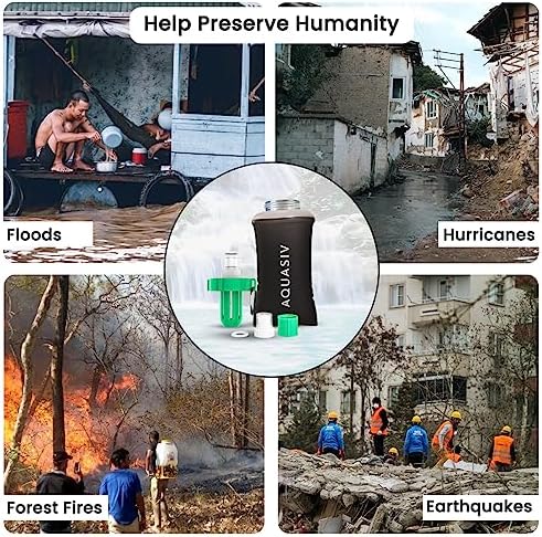 Gravity Water Filter Kit - HFM Carbon & Pre Filter, Portable Squeeze Pouch - Reliable Camping & Hiking - Image 6