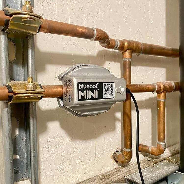 Bluebot Mini Smart Water Meter Bundle – WiFi Leak Detector & Water Usage Monitor, Clamp-On Ultrasonic Flow Meter, App-Enabled, Fits ¾ & 1" Pipes, Indoor/Outdoor Use Bundle 2 - Image 5