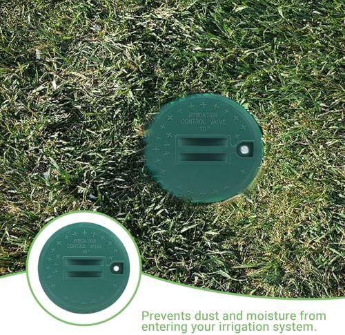 Sprinkler Valve Box Cover Automatic Irrigation System Replacement Protective Cap for Outdoor Underground Watering, 10" OD, 2 Pcs (Round 10") - Image 4
