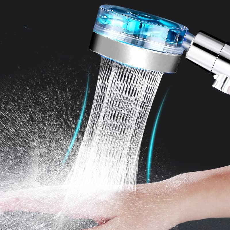 Handheld High Pressure Turbo Shower Head, 360° Rotatable Detachable Filtered Shower Head for Hard Water, Easy to Install - Image 2