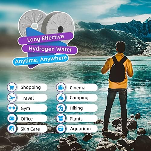 Filterelated Quickly Hydrogen Water Ceramic Filter Disc pH 9+ ORP Kangen Water Ionizer on Alkaline Water Filter System. Alkaline Bottle Filter Pitcher 156 Gallons(3-Pack) - Image 6