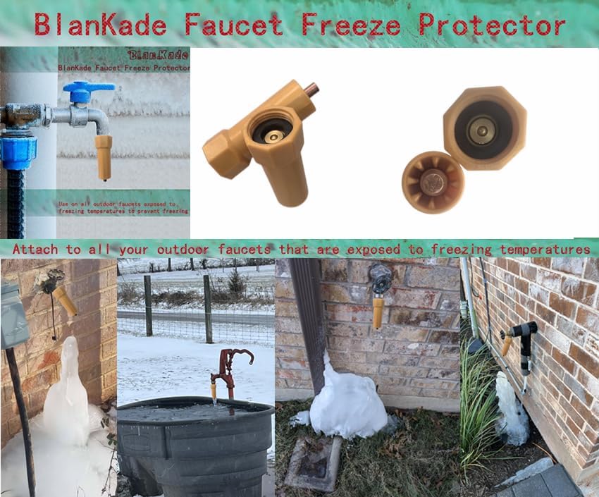 Outdoor Faucet Freeze Protector for Outdoor Faucets That are Exposed to Freezing Temperatures,Outdoor Faucet Freeze Protector| Durable Replacement for Faucet Covers for Winter ((2 Pack)) - Image 4