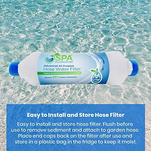 Spa Platinum Pro All Purpose Hose Water Filter for Pools, Spas, and RVs | High Performance Water Filtration System | Filters Up to 40,000 Gallons for Clean and Safe Water Use - Image 6