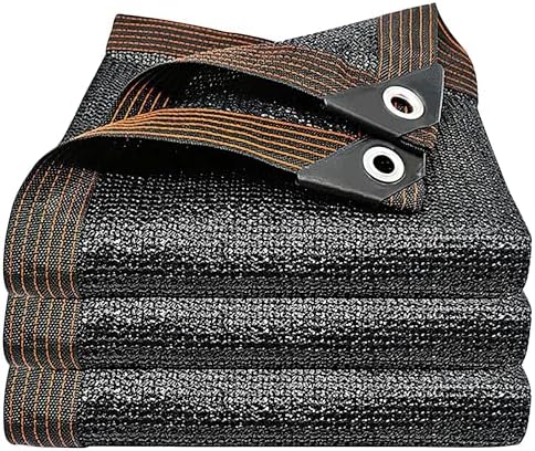 winemana 40% Black Shade Cloth 6.6 x 6.6 FT Durable Mesh Tarp with Grommets by winemana