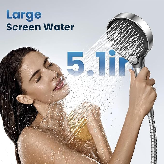 Filtered Shower Head with Handheld for Hard Water - Image 3