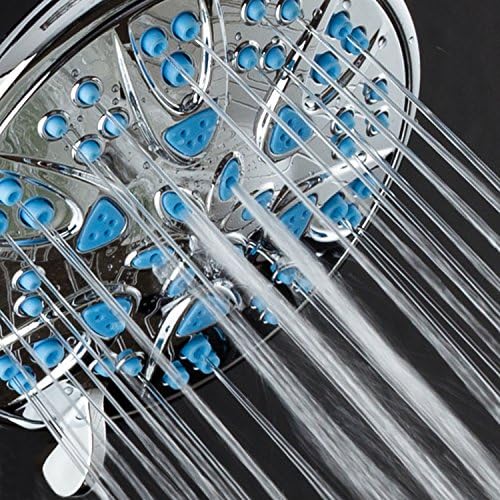 AquaDance 5514 Antimicrobial/Anti-Clog High-Pressure 6-Setting Hand with Microban Nozzle Protection from Growth of Mold, Mildew & Bacteria for Stronger Shower! 4" Wave Blue – 1.8 GPM - Image 7