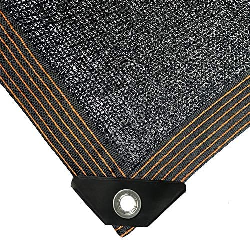 winemana 12x12 FT Black Shade Cloth for Garden, Durable Mesh Tarp Sun Shade - Image 2