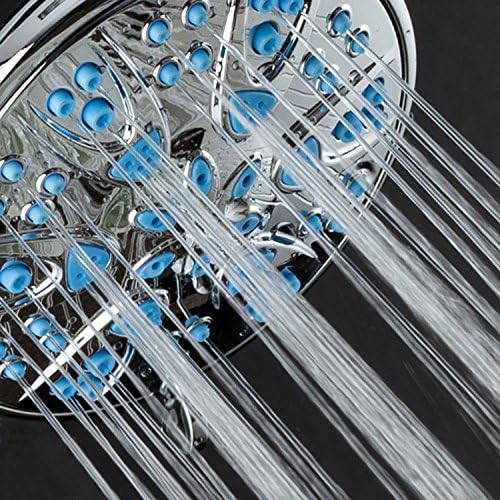 AquaDance 5514 Antimicrobial/Anti-Clog High-Pressure 6-Setting Hand with Microban Nozzle Protection from Growth of Mold, Mildew & Bacteria for Stronger Shower! 4" Wave Blue – 1.8 GPM - Image 6