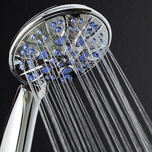 Antimicrobial/Anti-Clog High-Pressure 6-setting Hand Shower by AquaDance with Nozzle Protection from Growth of Mold, Mildew & Bacteria for Stronger Shower! - Image 5