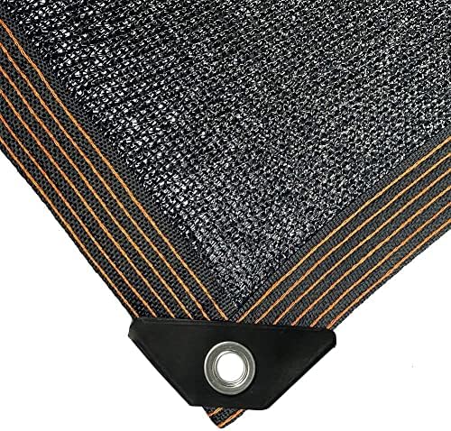 winemana 20 x 20 FT Black Shade Cloth, Durable Mesh Tarp Garden Sun Shade - Image 2