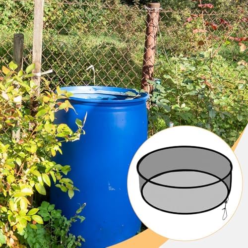 Rain Barrel Mesh Cover Rain Barrel Netting Screen, Practical, Durability Premium Easy to Install Accessory with Drawstring, 63cmx63cmx25cm - Image 7