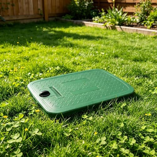 12x17 Inch Irrigation Valve Box Cover, Sprinkler Valve Lid with Hinged Design, for Outdoor Irrigation Valve Box Watering Equipment, Box Not Included - Image 3