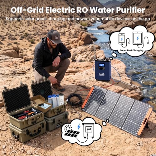 Purewell Portable Electric RO Water Filter System with UV Light,Remove PFAS - Image 6
