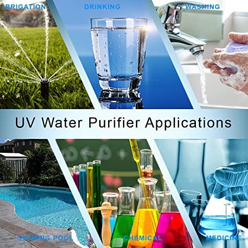 RONAQUA 55W UV 4 Prong Replacement Bulb for 12GPM Water Purifier Ultraviolet Light Filter Set of 3 - Image 6
