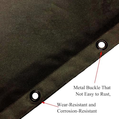 Industrial 600D Winter Sprinkler Valve Cover, Upgraded Backflow Preventer Aluminum Foil Insulation Sleeve for Outside Well Pump Freeze Protection (Black) - Image 6