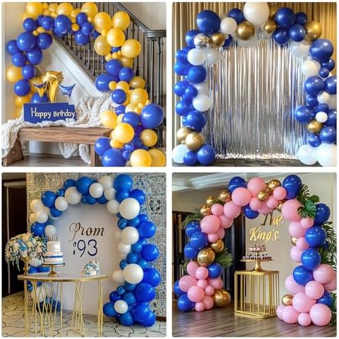 150pcs Royal Blue Balloons Different Sizes 18 12 10 5 Inch, Latex Balloons for Blue Themed Birthday Wedding Baby Shower Party, Grad Anniversary Supplies, Arch Kit Decoration - Image 7