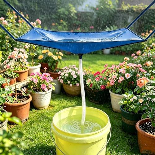 Rainwater Collection System with Hose - Water Storage Bag, Rain Catcher - Image 2