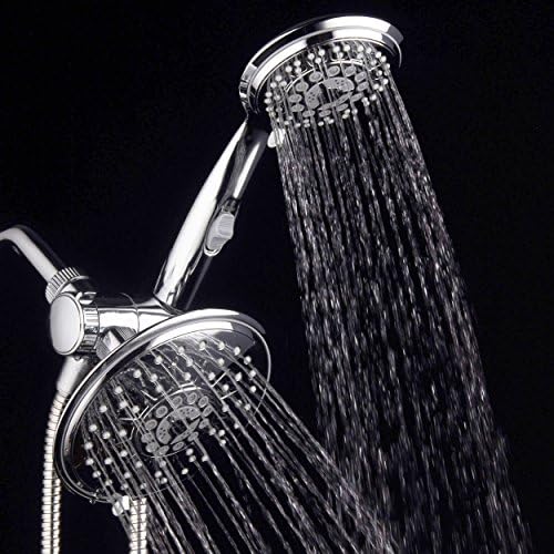 High Pressure 30-mode Dual 6" Rainfall Handheld Shower Head Combo - Image 2