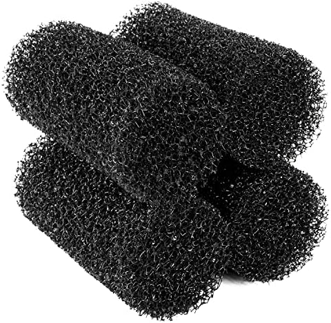 Yaubay 4 PCS Internal Filter Sponge Foam, Aquarium Bio Sponge Rolls of Fish Tank Filter Accessories 4.5" x 2" by Yaubay