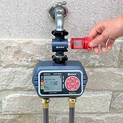 Eden 20138 Inline Water Filter for Garden Hoses and Tools - Anti-Rust, 50 Mesh Stainless Steel Screen, Easy Install, High Flow 11 GPM, Max Pressure 120 PSI, Protects from Sediment - Image 5