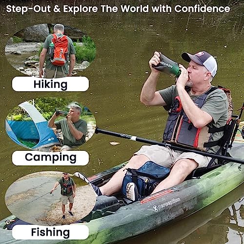 Gravity Water Filter Kit - HFM Carbon & Pre Filter, Portable Squeeze Pouch - Reliable Camping & Hiking - Image 5