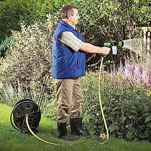 Garden Hose Nozzle, High Pressure Spray Gun Nozzle, 8 Spray Patterns for Watering Plants, Lawn, Patio, Cleaning, Showering Pet with 3.5oz/100cc Soap Dispenser Bottle - Image 4